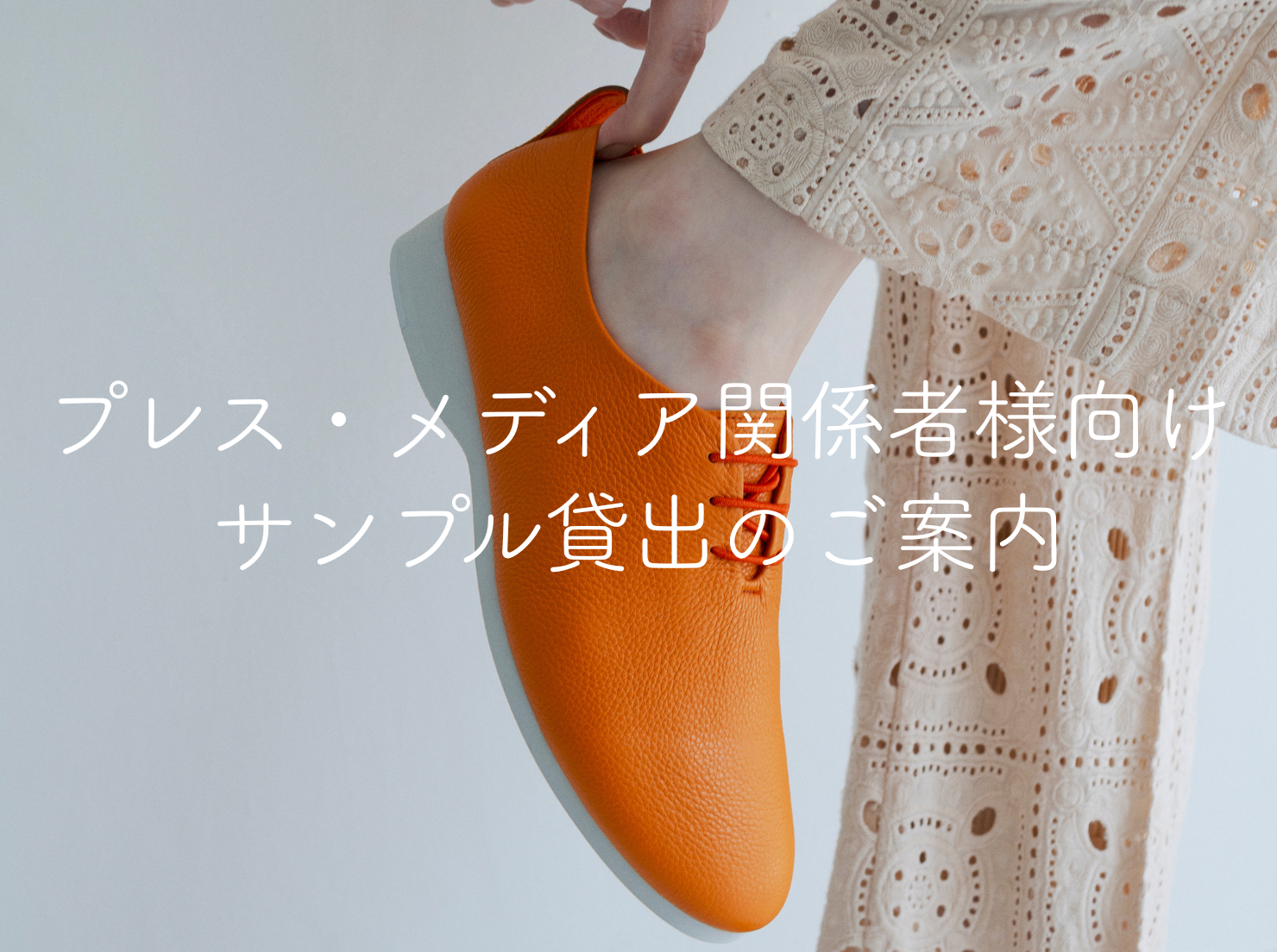 プレス・メディア関係者様向け サンプル貸出のご案内の写真